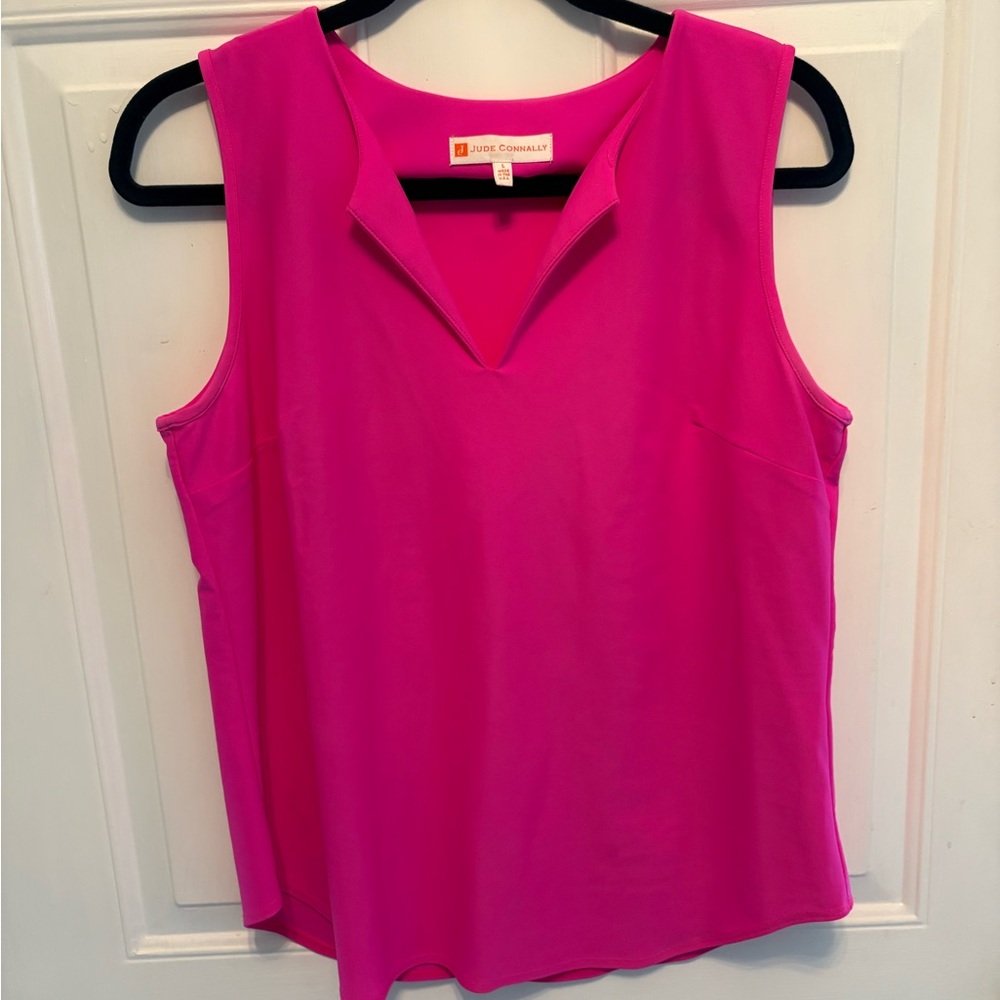 Jude Connally Fuchsia Sleeveless Blouse